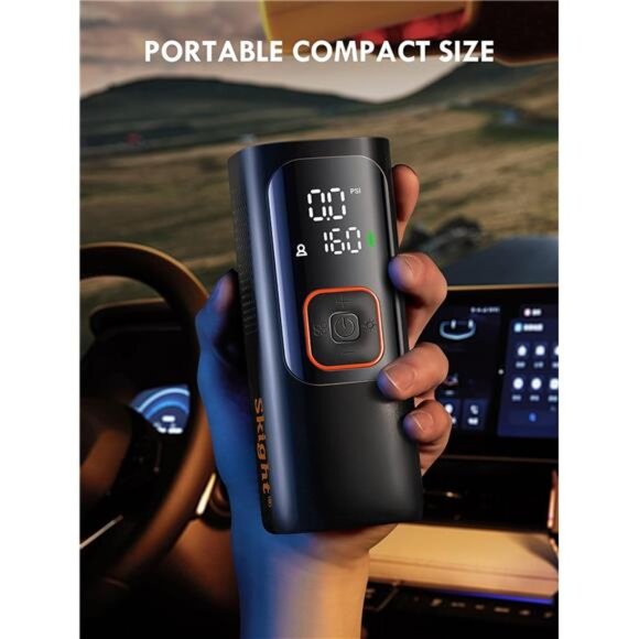 Tire Inflator Portable Air Compressor-Powerful 150PSI&2X Faster,AccuratePressure - Picture 6 of 7